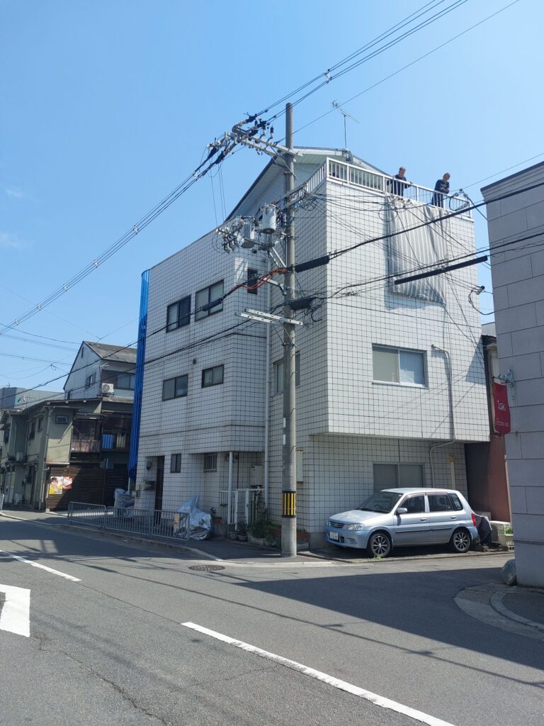 京都市の本日の現地調査！【外壁塗装,タイル補修,シーリング打ち替え,屋上防水】
